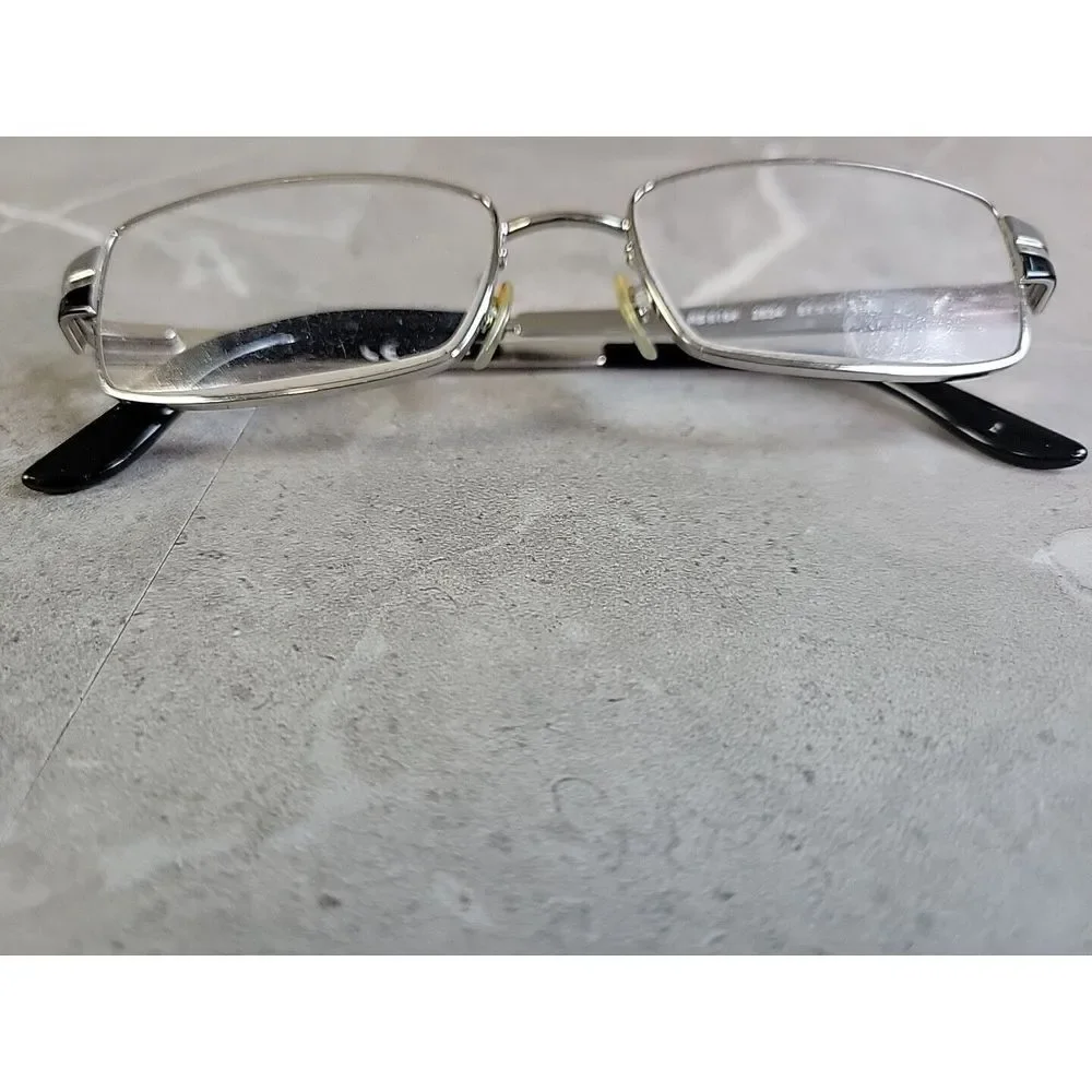 Ray Ban‎ RB6184 2634 Silver Rectangle Eyeglasses Frames Only 51-17 140